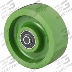 APPROVED VENDOR Caster Wheel: 5 in Wheel Dia., 2 in Wheel Wd, Polyurethane, 750 lb Load Rating, Std (MPN P-U-050X020/050K). Key specifications — Brand: APPROVED VENDOR; Wheel/Tread Color: Green.