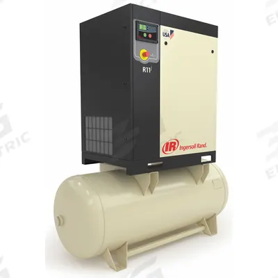 INGERSOLL RAND Rotary Screw Air Compressor: Horizontal, 15 hp, 56.1 cfm, 120 gal Tank - Horizontal Rotary Screw Air Compressors