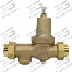 WILKINS Pressure Reducing Valve: FNPT x FNPT, 1 in Pipe Size, Brass, 15 psi to 75 psi, NPT x NPT (MPN 1-600XL3DU). Key specifications — Brand: WILKINS; Low-Lead Compliance: Low-Lead Compliant.