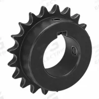 TSUBAKI Single Strand Sprocket: 40, For 1/2 in Chain Pitch, 1 1/2 in Bore Dia, 20 Teeth, Steel (MPN 40B20F-1H). Key specifications — Brand: TSUBAKI.