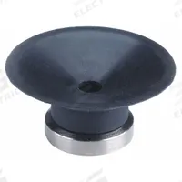 SMC Vacuum Pad: Flat, w/o Adapter, 25 mm Pad Dia, NBR, Black, 50A, 14 mm Pad Ht (MPN ZP25UN). Key specifications — attr1019101: ZP25UN; attr1019103: SMC; attr1019107: 50A.