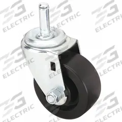 APPROVED VENDOR Stem Caster: Swivel, No Brake, 3 in Wheel Dia., 1 1/4 in Wheel Wd, Polyolefin, Black (MPN 32J853). Key specifications — attr1111099: APPROVED VENDOR; attr1111095: Black; attr1176855: Swivel.