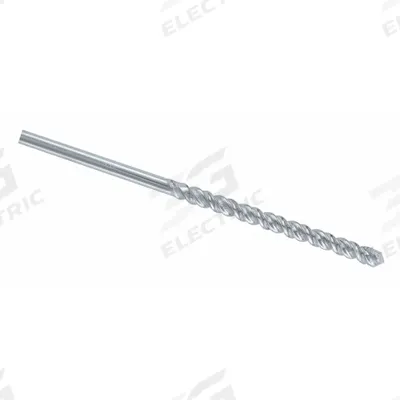 BOSCH Round Hammer Drill: 5/16 in Drill Bit Size, 4 in Max Drilling Dp - Round-Shank Masonry Drill Bits