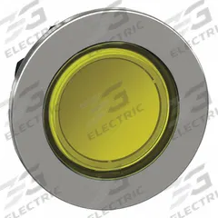 SCHNEIDER ELECTRIC Push Button Head: 30 mm Panel Size, Illuminated, Metallic, Yellow (MPN ZB4FA88). Key specifications — Manufacturer Part Number: ZB4FA88; Compatible Operator Illumination: Illuminated; Compatible with Series: XB4; Head Attachment Type: Screw-On; Head Material: Metal; Brand: SCHNEIDER.