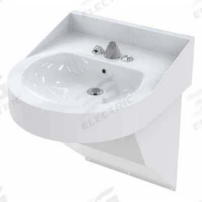 BESTCARE Bathroom Sink: Stainless Steel, 72 in Bowl Lg, 4 in Bowl Dp, ADA Compliant - One-Bowl Institutional Bathroom Sinks