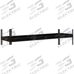 HALLOWELL Shelf: 48 in x 36 in, 1,310 lb Load Capacity, Black, Shelf (MPN DRHCL4836ME). Key specifications — Includes: Center Support; Shelf Configuration: Single Straight; Color: Black; Frame Material: Steel; Brand: HALLOWELL; Frame Finish: Powder Coated; Product Type: Shelf.