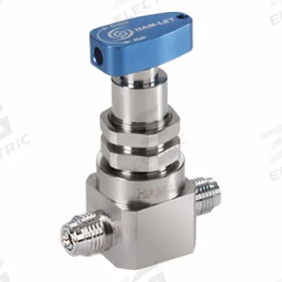 HAM-LET Ultra High Purity Diaphragm Valve: 1/4 in, 316L Stainless Steel - Ultra-High-Purity Manual Diaphragm Valves