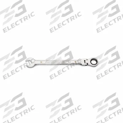 GEARWRENCH Combination Ratcheting Wrench: Alloy Steel, Full Polish Chrome, 19 mm Head Size - Metric 12-Point Ratcheting Combination Wrenches