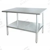 APPROVED VENDOR Work Table: Fixed Ht, Stainless Steel, 60 in x 30 in, 600 lb Overall Load Capacity (MPN 4UEK4). Key specifications — Brand: APPROVED VENDOR; Unit Type: Not Expandable or Modular.
