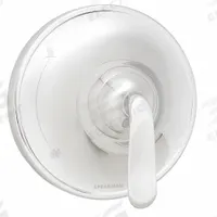 SPEAKMAN Shower Valve and Trim: Compatible Product Type Caspian Shower Faucet Valves, Plastic (MPN SM-7000-P). Key specifications — Compatible Product Type: Caspian Shower Faucet Valves; Brand: SPEAKMAN; Trim Plate Material: Plastic; Product Type: Shower Valve; Trim Plate Shape: Circle; Handle Material: Zinc; Trim Finish/Color: Chrome.