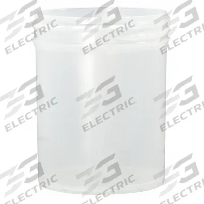 QORPAK Jar: Polypropylene, 2 fl oz, 53 mm Body Dia, 53-400 mm Screw Closure Size - Polypropylene Lab Jars
