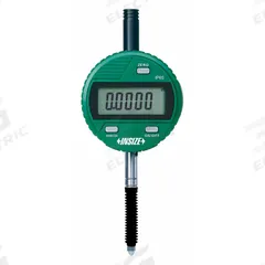 INSIZE Digital Indicator: 0 in to 2 in /0 mm to 50.8 mm, Inch/Metric, +/- 0.00015 in Accuracy, IP54 (MPN 2115-501E). Key specifications