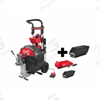MILWAUKEE Drain Cleaning Machine and Battery: Cordless, MX FUEL, For 3 in to 6 in Pipe, Auto (MPN MXF501-1CP, MXFCP203). Key specifications — attr517452: (2) Batteries; attr517433: Cordless.