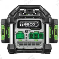 EGO Device Charging Station: 2,000 W Rated Watt, 3,000 W Surge Watt, 3 AC Receptacles, 4 Batteries (MPN PST3041). Key specifications — attr991739: No; attr991725: No.