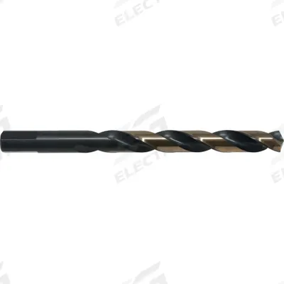 CLE-LINE Jobber Length Drill Bit: #29, 135° Split Point, Black & Gold HSS - General Purpose High-Speed Steel Jobber-Length Drill Bits