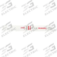 MILWAUKEE Jigsaw Blade: 24, 2 3/4 in Blade Lg, Bi-Metal, Bi-Metal, U Shank, Thin Metal, 5 PK (MPN 48-42-2160). Key specifications — attr1097716: Thin Metal; attr1097715: Bi-Metal; attr1097719: 24; attr1097721: Bi-Metal; attr1097728: MILWAUKEE.