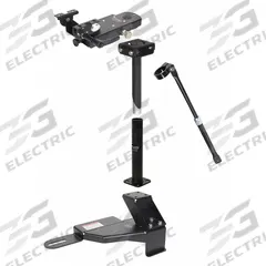 GAMBER-JOHNSON Computer Mount Kit: Console Computer Mount, Passenger Vehicles/Police Vehicles, Black (MPN 7170-0147). Key specifications — Product Type: Console Computer Mount; Compatible Devices: Computers; Color: Black; Mounting Location: Passenger Seat; Includes: Upper Pole; Features: Limited Lifetime Warranty; Compatible Vehicle Type: Police Vehicles.