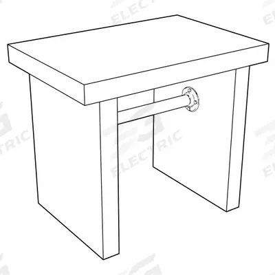 INSTOCK Balance Table: 24 in Overall Wd, 30 in Overall Ht, 4 ft Overall Lg, Epoxy - Fixed-Height Epoxy Surfaced Lab Tables