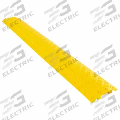 Cable Protector: 1 Channels, 1/2 in Max Cable Dia, 5 1/4 in Wd, 3/4 in Ht, 39 1/2 in Lg (MPN DH-CR3-V2). Key specifications — Brand: GUARDIAN FLOOR PROTECTION; Color: Yellow; Connection Style: L-Shaped; Material: Polyethylene.