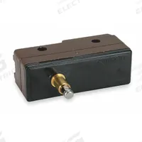 OMRON Snap Action Switch: Plunger Actuator, 1NO/1NC, Solder (MPN X-10GS). Key specifications — AC Contact Rating: 2 A @250 V; Electrical Connection: Solder; Series: X; Brand: OMRON.