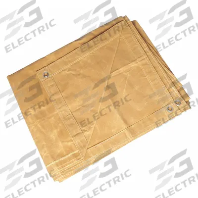 APPROVED VENDOR Tarp: 11.5 ft Lg, 9.5 ft Wd, Heavy Duty, 20 mil, Cotton Canvas, Tan - Canvas Tarps