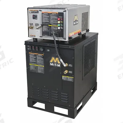 MI-T-M Electric Pressure Washer: Skid Mount, 460 V – Three-Phase, 2,500 psi, 2.8 gpm - Hot Water Pressure Washers