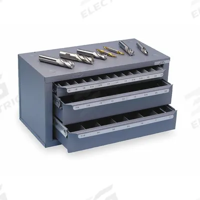 HUOT End Mill Dispenser: 29 Compartments - End Mill Chests