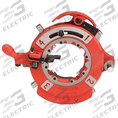 RIDGID Threading Machine Die Head: Use with 1224 Series, For 2 1/2 in to 4 in Pipe - Ridgid Machine Die Heads