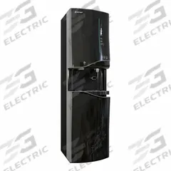 PURLOGIX Beverage Station: Water Dispenser, Cold/Hot/Room Temp, Black, ABS, 59 in Ht, 17 in Wd (MPN WL900). Key specifications — Water Type: Still; Operating Voltage: 110V; Power Source: Electric Corded; Water Temperature Types: Room Temperature; Brand: PURLOGIX; Housing Color: Black; Material: Plastic.