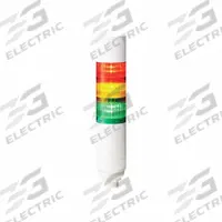 PATLITE Tower Light Assembly: 3 Tier, Sounder Tier Included, IP67/IP69K, Amber/Green/Red (MPN LR6-302WCBW-RYG+FB295). Key specifications — Manufacturer Part Number: LR6-302WCBW-RYG+FB295; Brand: PATLITE; Operating Voltage: 24V DC; Light Tier Color: Amber.
