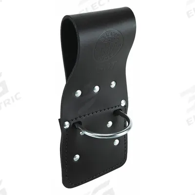 KLEIN TOOLS Tool Holster: For 4 in Belt Wd - Max, 0 Pockets - Leather Tool Holsters