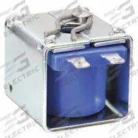 DAYTON Solenoid Valve Coil: Gen Purpose without Junction Box, F, 120V, 17 W Watt, Spade Terminal (MPN 011214). Key specifications — Coil Enclosure: General Purpose without Junction Box; Voltage: 120V; Electrical Connections: Spade Terminal.