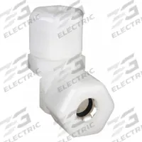 PARKER Compression Fitting Elbow: 1/4 in OD x 1/4 in OD Size, Compression x Compression, Nylon (MPN N4EU4). Key specifications — Brand: PARKER.