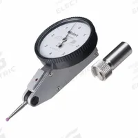 MITUTOYO Calibrated Indicator: 0 in to 0.008 in, Inch, 0.0001 in, 0-4-0 Dial Reading (MPN 513-473-10E). Key specifications — attr1184109: 0-4-0; attr1184166: Contact Point, Knurled Clamp Ring, 3/8" Stem; attr1200917: Test Indicator; attr1184127: 513-473-10E; attr1184167: MITUTOYO; attr1184108: 0.0001 in; attr1184144: Not Included.