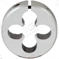 OSG Pipe and Conduit Thread Die: 1/2"-14 NPT, 2" OD, Round, Adjustable, High Speed Steel (MPN 2734600)