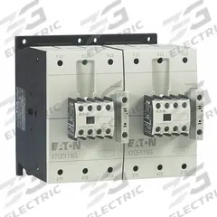 EATON IEC Magnetic Contactor: Reversing, 3 Poles, 3NO Contacts, 150 A, 240V AC Coil (MPN XTCR150G11B). Key specifications — Brand: EATON; Integrated Surge Suppression: Yes.