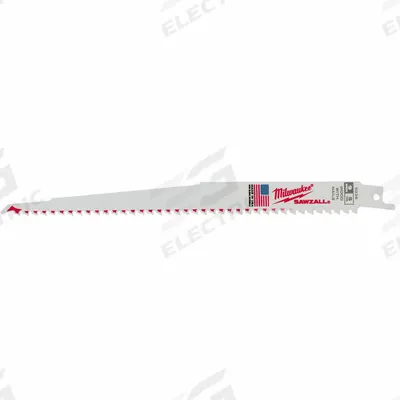 MILWAUKEE Reciprocating Saw Blade: 5 Teeth per Inch, 9 in Blade Lg, 0.05 in Blade Thick - General Purpose Blades