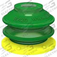 PIAB Vacuum Pad Assembly: G1/8 in, 26.01 mm Pad Dia, Polyurethane, Yellow, 30.99 mm Pad Ht, 30A (MPN BX25P.4K.02AB.F). Key specifications — attr1019194: BX25P.4K.02AB.F; attr1019196: PIAB; attr1019197: 30A.
