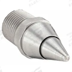 EXAIR Air Gun Nozzle: For 1280SS/1909SS, Stainless Steel, 1 13/64 in Extension Lg, 80 dB Sound Level (MPN 1010SS). Key specifications — attr66384: Focused; attr66393: Stainless Steel; attr66401: Yes.