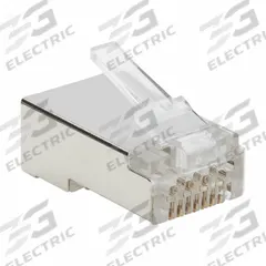 EATON TRIPP LITE Modular Plug: Modular Plug RJ45, 6/6A Cable Category, Pass-Through, 1 (MPN N232-050-FTP). Key specifications — Brand: EATON TRIPP LITE; Color: Clear; Compatible Cable Shape: Round.