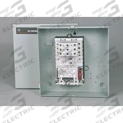 GE Lighting Magnetic Contactor: 6 Poles, 120V AC, 30 A, 2-Wire, Mechanically Held (MPN CR463M60CJA10A0). Key specifications — Brand: GE.