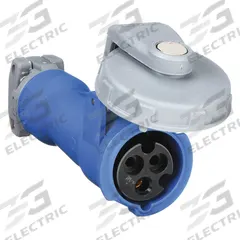 HUBBELL Pin and Sleeve Connector: Blue, 250V AC, Single Phase, 20 A, 2 Pole, 3 Wire, IEC Grounding (MPN HBL320C6W). Key specifications — Brand: HUBBELL.
