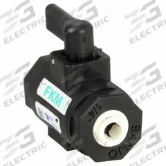 BANJO Manual Two-Way Ball Valve: 1/4 in, Polypropylene, Straight, Push x Push, One-Piece, Lever (MPN LVPL025V). Key specifications — Brand: BANJO; Handle: Lever.