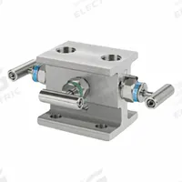 HAM-LET Three-Way Valve: Stainless Steel, Flange, Flange, 6,000 psi Pressure, PTFE (MPN M-30H-90-FF-SS-T-T). Key specifications — Brand: HAM-LET; Inlet Connection: Flange; Outlet Connection: Flange.