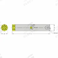 ULTRA-DEX USA Indexable Boring Bar: CFT B2000-12 (MPN 910-000-018). Key specifications — attr257292: CFT B2000-12.
