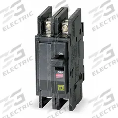 SQUARE D Miniature Circuit Breaker: 15 A, 120/240V AC, Single Phase, 22kA at 120/240V AC, 2 Poles (MPN QOU215VH). Key specifications — Phase: Single; Amps: 15 A; AC Voltage Rating: 120/240V AC; Max. AIR Rating: 22kA at 120/240V AC; For Use With: Heating; Brand: SQUARE D.