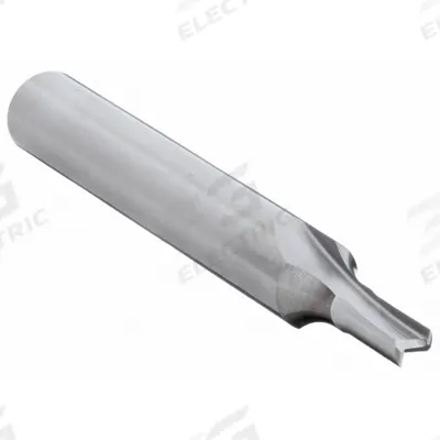 ONSRUD Solid Router Bit: Straight V-Flute, 2 Flute, 3/8" Cut Dia, 7/8" LOC (MPN 56-122) - Straight V-Flute Router Bits for Plastics