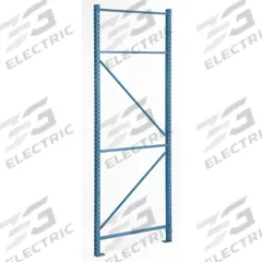 STEEL KING Pallet Rack Upright: Teardrop, 16 ft Overall Ht, 42 in x 3 in, Blue, 16 ga Upright Gauge (MPN RTFBP042192F01PB). Key specifications — Color: Blue; Brand: STEEL KING.