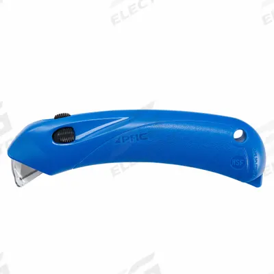 PACIFIC HANDY CUTTER, INC Safety Knife: 5 1/2 in Overall Lg, Plain, 1 1/2 in Overall Wd - Spring-Loaded Blade Guard Utility Knives