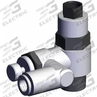 SMC Piloted Non-Return Valve: Universal Fitting, Knurled, 3/8 in Valve Body Size, Meter Out (MPN ASP530F-03-08S). Key specifications — attr947203: Brass/PBT; attr947205: SMC.